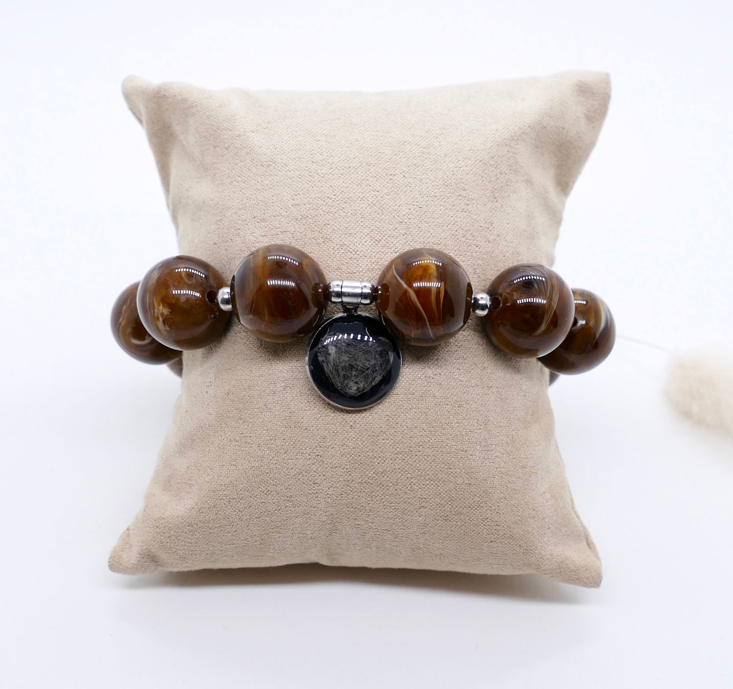 Armband HerzensPfote -personalisiert mit dem Fell deines Lieblings 🐾