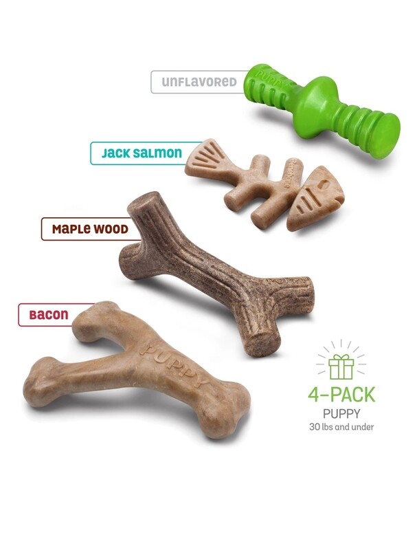 Multipack Durable Dog Chew Toy, 4 count
