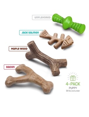 Multipack Durable Dog Chew Toy, 4 count