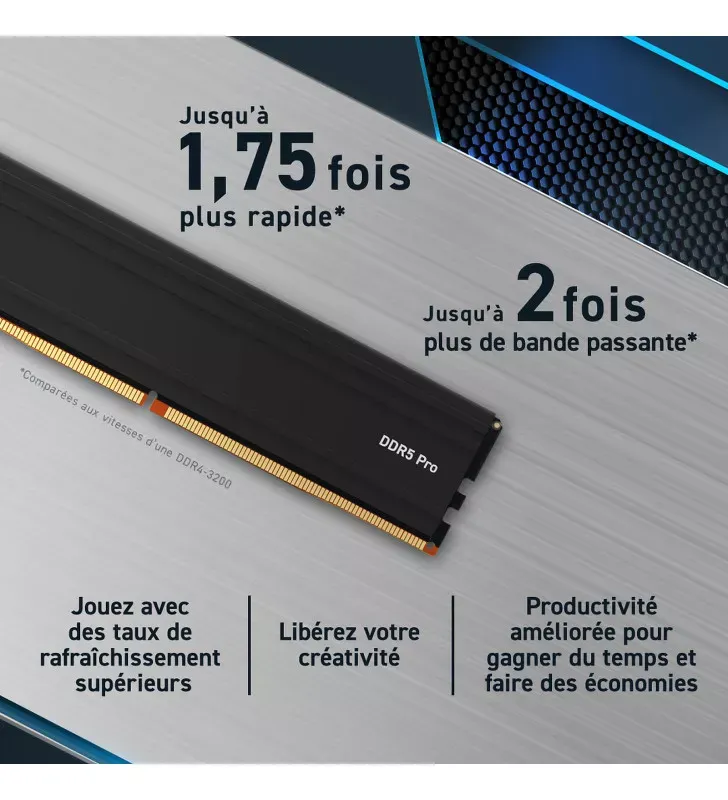 Crucial CP16G56C46U5T module de mémoire 16 Go 1 x 16 Go DDR5 5600 MHz