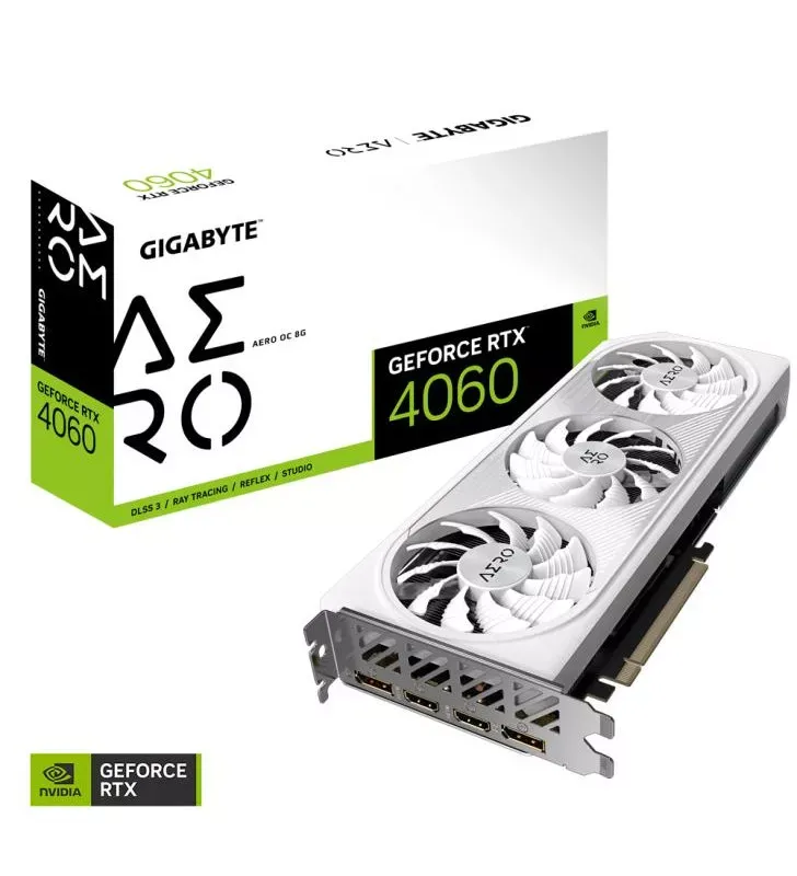 GIGABYTE AERO GeForce RTX 4060 OC 8G NVIDIA 8 Go GDDR6