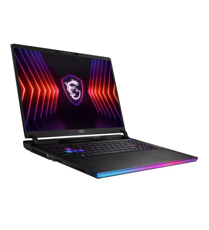 MSI Gaming Raider GE68 HX 14VHG-297FR Intel® Core? i9 i9-14900HX Ordinateur portable 40,6 cm (16&quot;) Quad HD+ 32 Go DDR5-SDRAM 2 To SSD NVIDIA GeForce RTX 4080 Wi-Fi 7 (802.11be) Windows 11 Pro Noir
