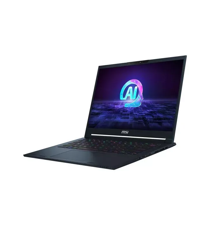 MSI Stealth 14 AI Studio A1VEG-007FR Intel Core Ultra 7 155H Ordinateur portable 35,6 cm (14&quot;) 2.8K 16 Go DDR5-SDRAM 1 To SSD NVIDIA GeForce RTX 4050 Wi-Fi 7 (802.11be) Windows 11 Home Bleu