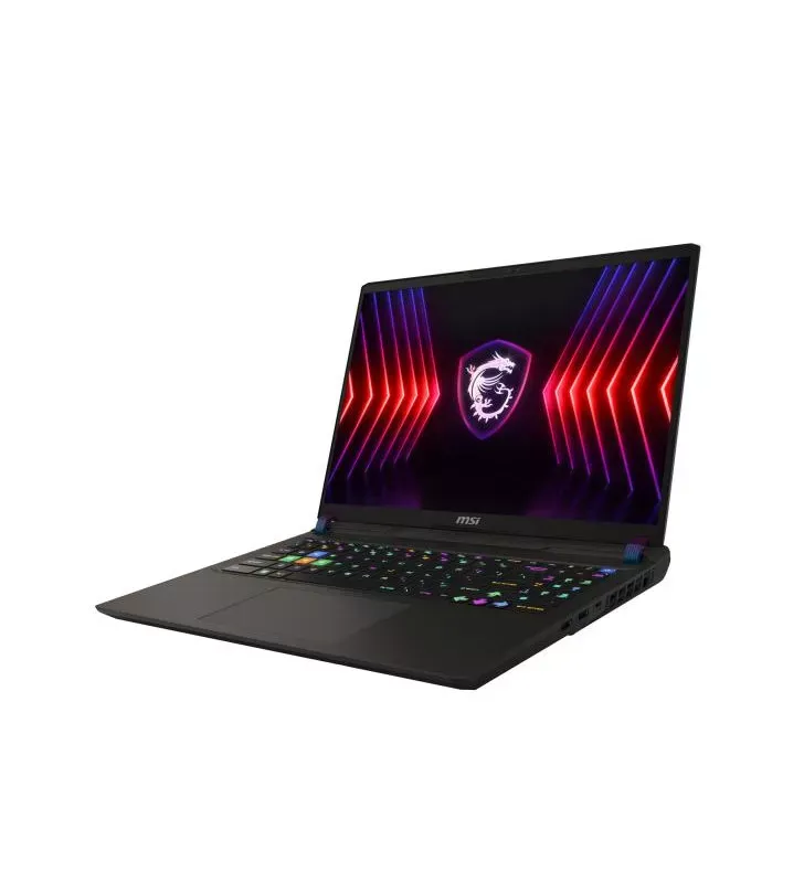 MSI Vector 16 HX A14VIG-299FR Intel® Core? i9 i9-14900HX Ordinateur portable 40,6 cm (16&quot;) Quad HD+ 32 Go DDR5-SDRAM 1 To SSD NVIDIA GeForce RTX 4090 Wi-Fi 7 (802.11be) Windows 11 Pro Noir