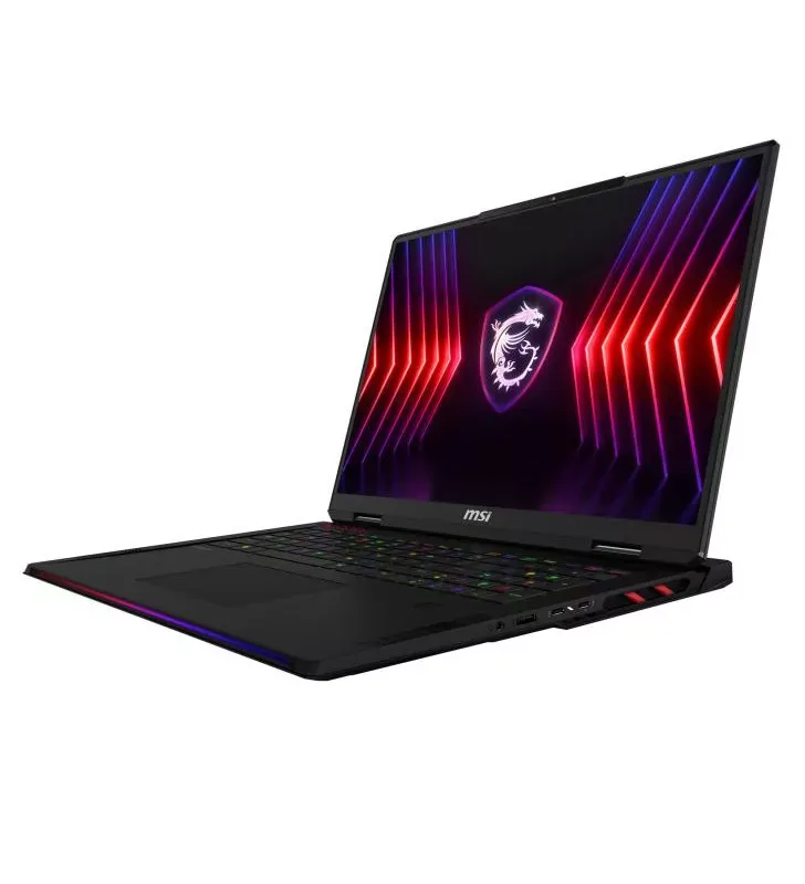 MSI Raider 18 HX A14VIG-057FR Intel® Core? i9 i9-14900HX Ordinateur portable 45,7 cm (18&quot;) UHD+ 128 Go DDR5-SDRAM 2 To SSD NVIDIA GeForce RTX 4090 Wi-Fi 7 (802.11be) Windows 11 Pro Noir