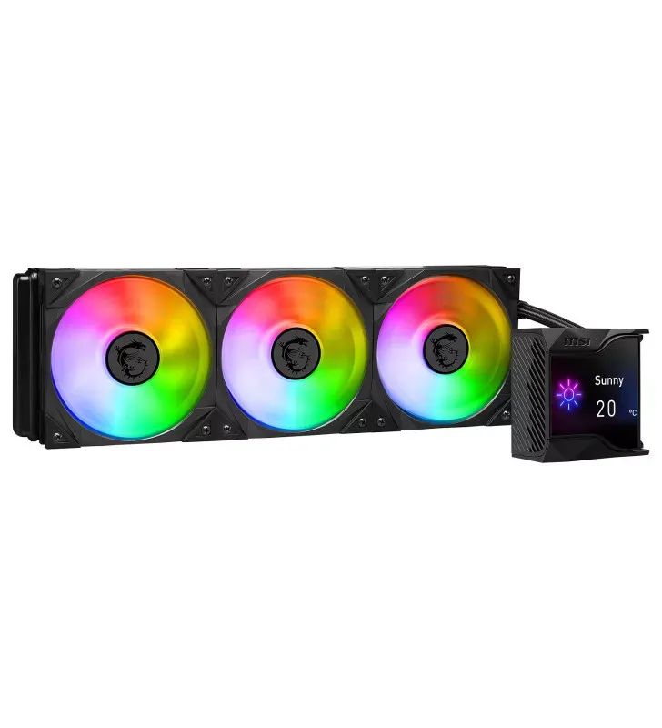 MSI MPG CORELIQUID D360 système de refroidissement d?ordinateur Processeur Refroidisseur de liquide tout-en-un 12 cm Noir 1 pièce(s)