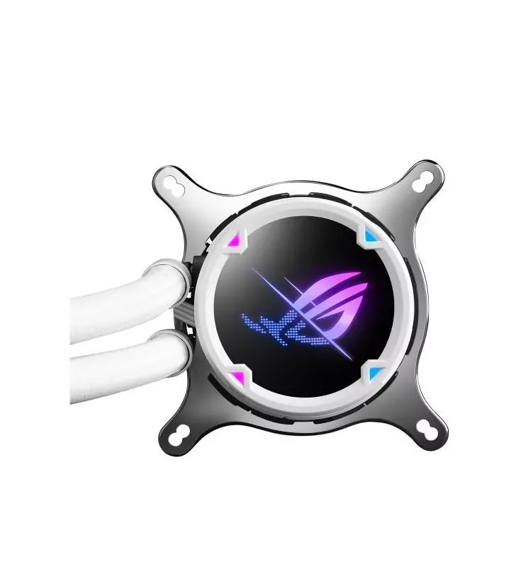 ASUS ROG STRIX LC II 240 ARGB White Edition Processeur Refroidisseur de liquide tout-en-un 12 cm Blanc 1 pièce(s)