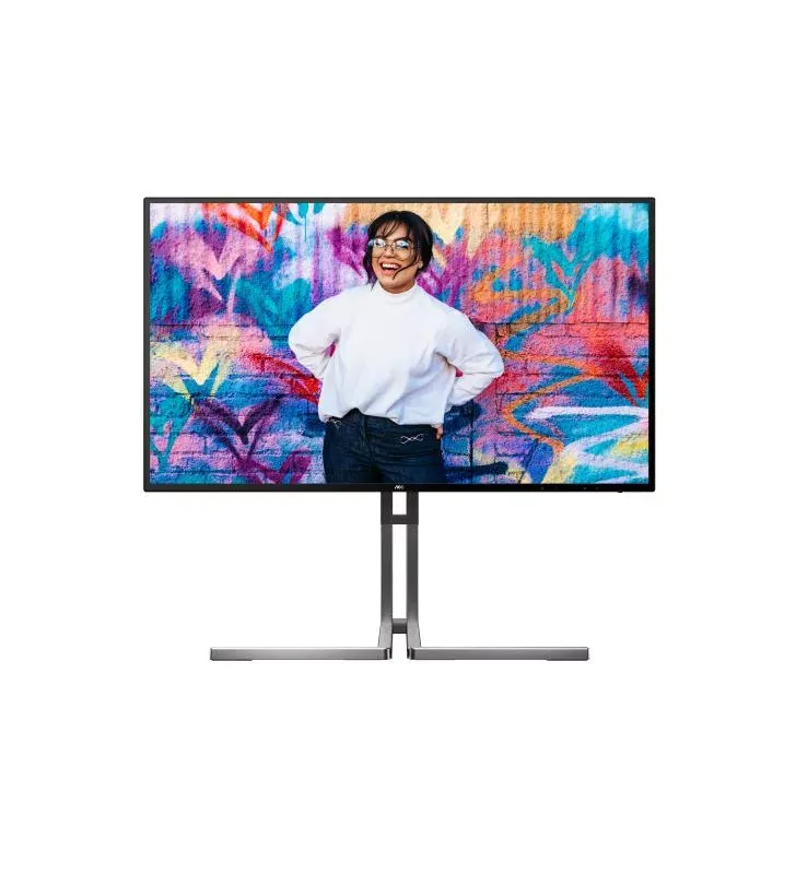 AOC U27U3CV écran plat de PC 68,6 cm (27&quot;) 3840 x 2160 pixels 4K Ultra HD LCD Noir