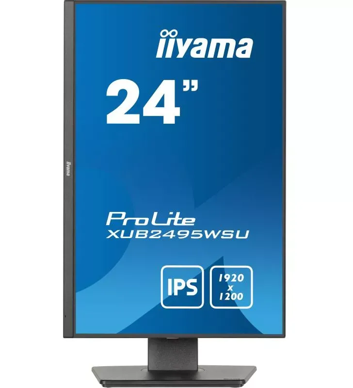iiyama ProLite XUB2495WSU-B7 écran plat de PC 61 cm (24&quot;) 1920 x 1200 pixels 4K Ultra HD LED Noir