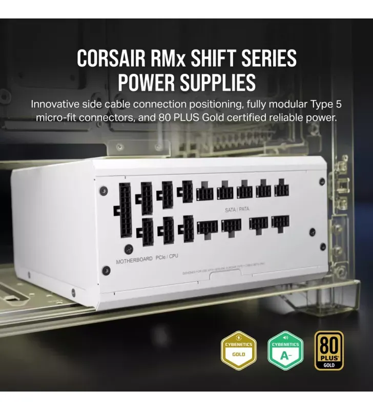 CORSAIR RMx Shift Series RM850x- 80 PLUS Gold white