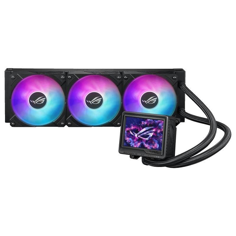 ROG Ryujin III 360 ARGB Extreme AIO Cooler with Asetek Gen8 V2 Pump; Thickened Magnetic Fans for High Airflow and Static Pressure with Noise optimization; 3.5&quot; LCD for Hardware Monitoring