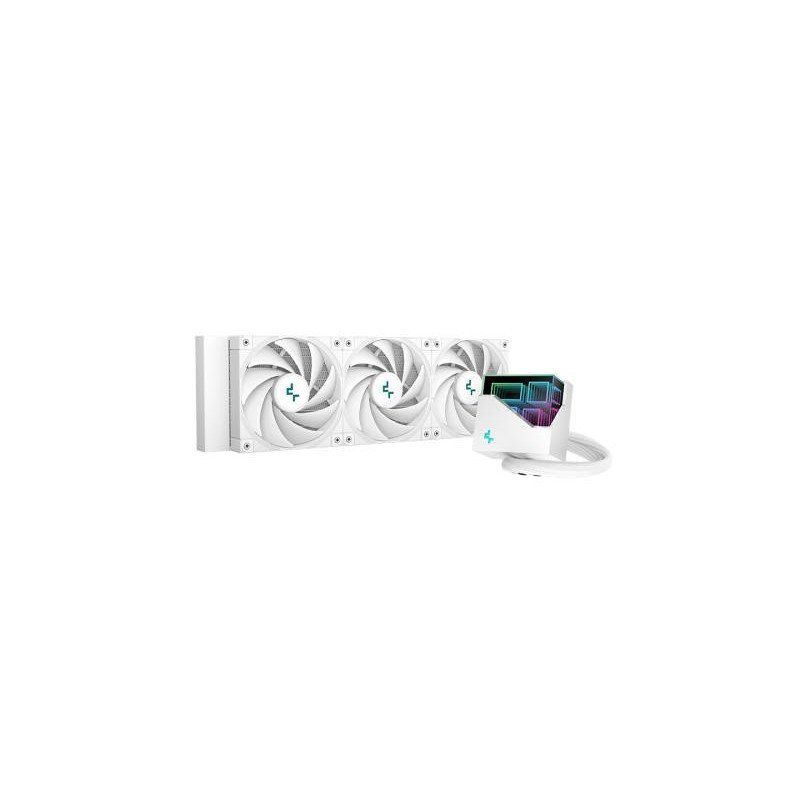 Thermalright Aqua Elite 240 ARGB V2 Refroidisseur de processeur liquide blanc double ventilateur PWM avec vitesse de 2 000 tr/min, refroidisseur d&#39;eau CPU 240 pour ordinateur AMD/AM4/AM5 et Intel