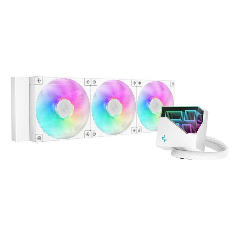 EK Water Blocks Nucleus AIO CR360 Lux D-RGB Processeur Refroidisseur de liquide tout-en-un 12 cm Noir 1 pièce(s)