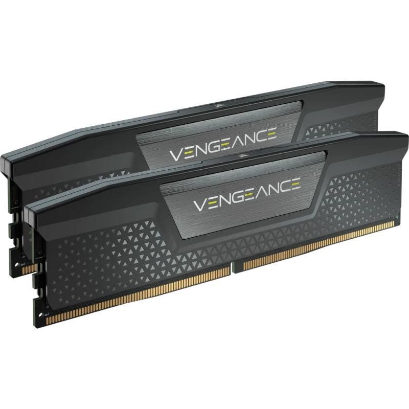 CORSAIR VENGEANCE DDR5 32Go (2x16Go) DDR5 6000MHz CL36 AMD EXPO Intel XMP iCUE Mémoire Informatique Compatible - Gris (CMK32GX5M2E6000Z36)
