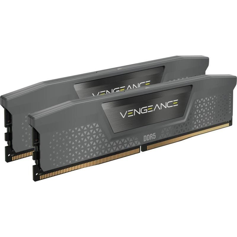 CORSAIR VENGEANCE DDR5 32Go (2x16Go) DDR5 6000MHz CL30 AMD EXPO Intel XMP iCUE Mémoire Informatique Compatible - Gris (CMK32GX5M2B6000Z30)