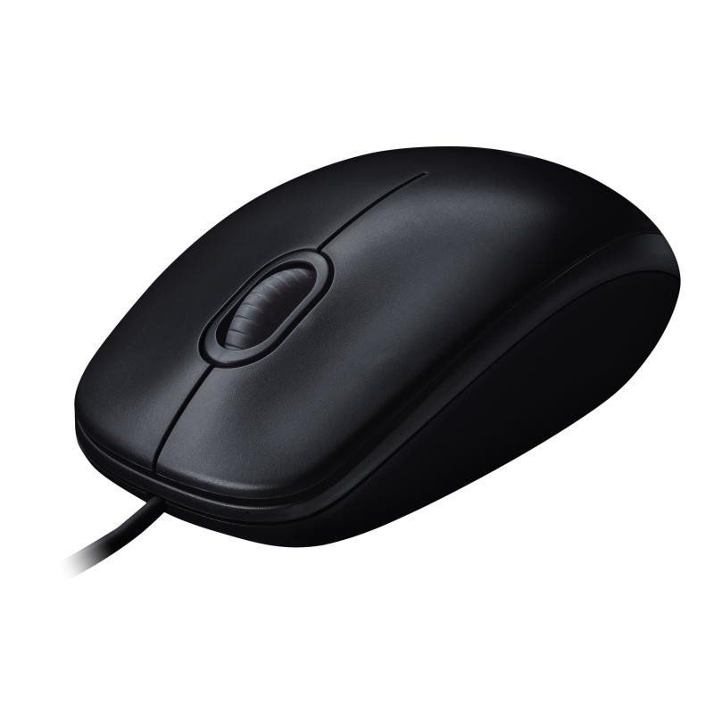 Logitech M90 Souris Filaire USB, Suivi Optique 1000 PPP, Ambidextre, Compatible avec PC/Mac/Portable - Noir