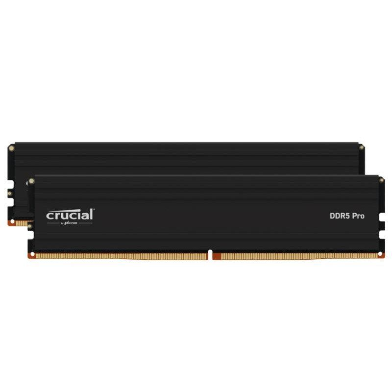 Crucial Pro RAM DDR5 32Go Kit (2x16Go) 6000MHz, Intel XMP 3.0, (PC) Mémoire RAM 32Go DDR5 - CP2K16G60C48U5