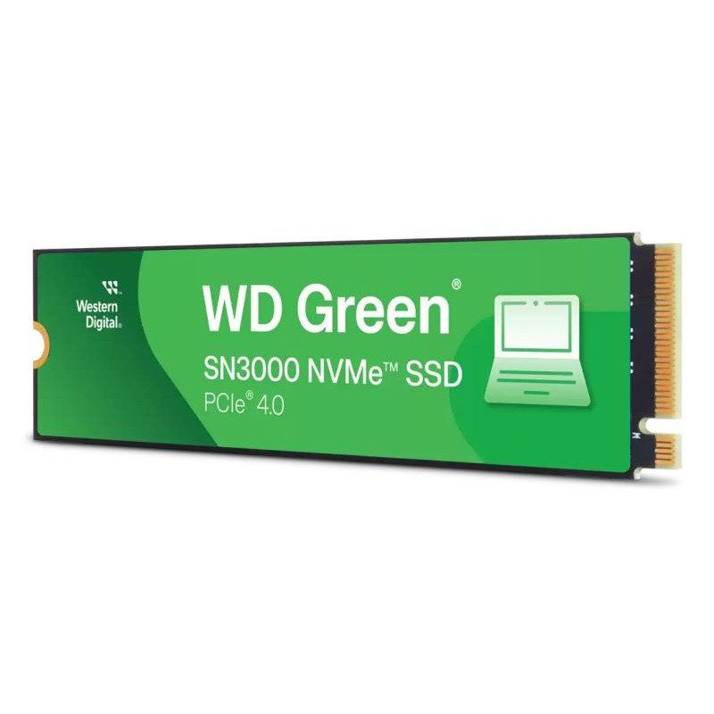 Western Digital Green Sn3000 Disque Dur Interne M.2 Pci Express 4.0 Nvme 500 Go