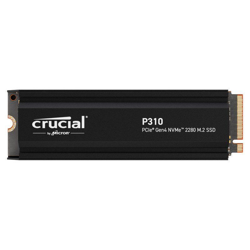 Crucial P310 SSD 500Go PCIe Gen4 NVMe M.2 2280 Interne Gaming, Jusqu’à 6.600 Mo/s, Compatible avec Ordinateur Portable et de Bureau, Disque Dur SSD - CT500P310SSD801
