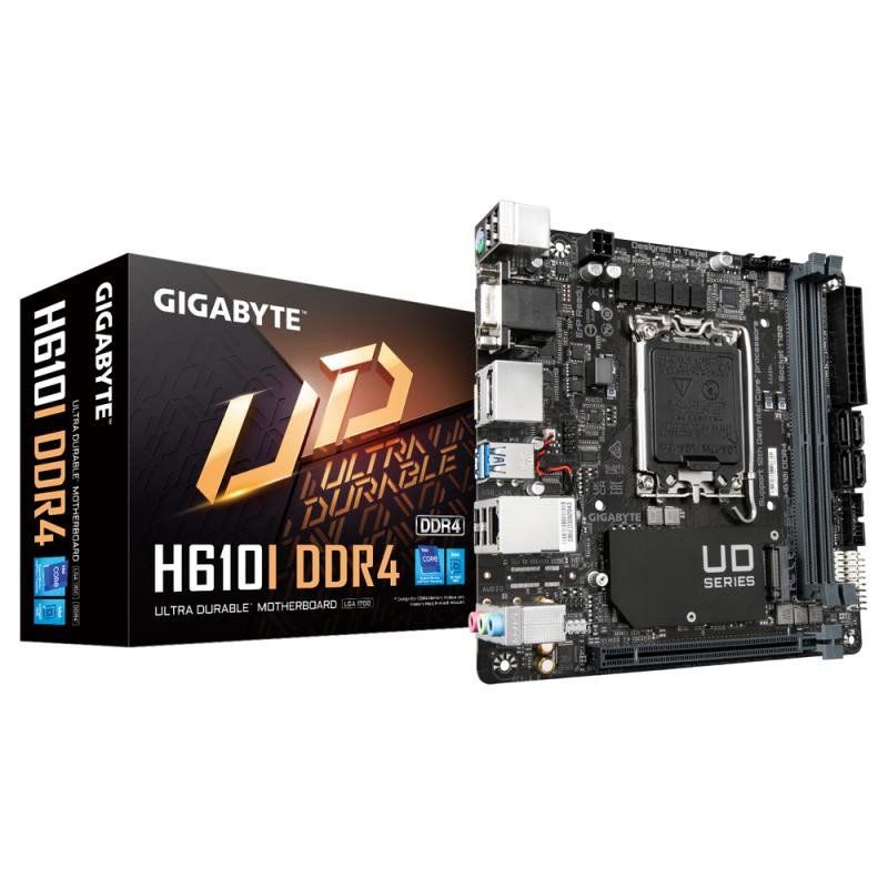 GIGABYTE H610I DDR4 (Socket 1700/H610 Express/DDR4/S-ATA 600/Mini-ITX)
