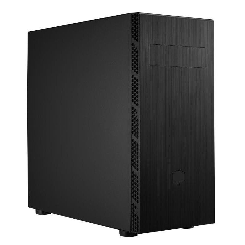 Cooler Master MasterBox MB600L V2 avec ODD, Boîtier PC en Acier Brossé avec Ventilation Latérales, Configurations de Refroidissement Améliorées, Intérieur Spacieux, Cage PSU Ventilée, Panneau en Ac...