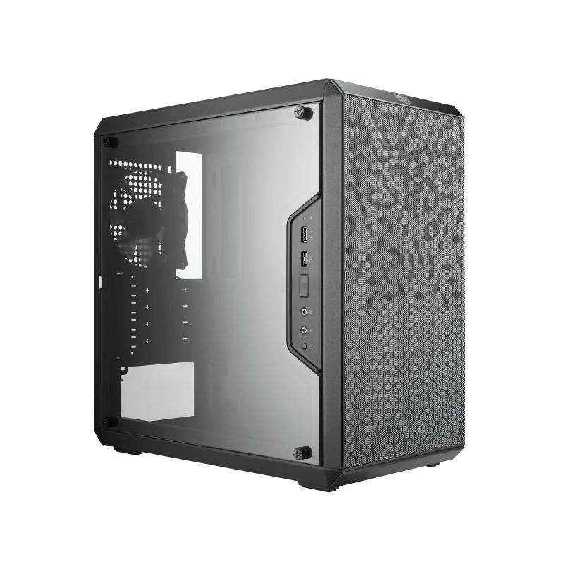 Cooler Master Q300L Verre trempé Boîtier PC, Noir, ATX