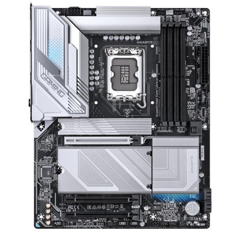 GIGABYTE B860 Gaming X WIFI6E Carte mère - Processeurs Intel Core Ultra, VRM 12+1+2+1 Phases, jusqu&#39;à 9066MHz DDR5, 1xPCIe 5.0 + 2xPCIe 4.0 M.2, LAN 2,5 GbE, WiFi 6E, USB4