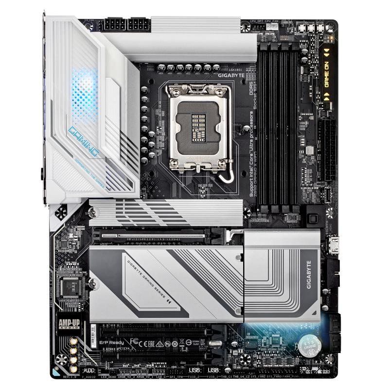 GIGABYTE Carte mère Z890 Gaming X WIFI7 - Prend en Charge Les processeurs Intel Core Ultra (série 2), 16+1+2 Phases VRM, jusqu&#39;à 8800MHz DDR5 (OC), 1xPCIe 5.0 + 3xPCIe 4.0, Wi-FI 7, LAN 2.5GbE