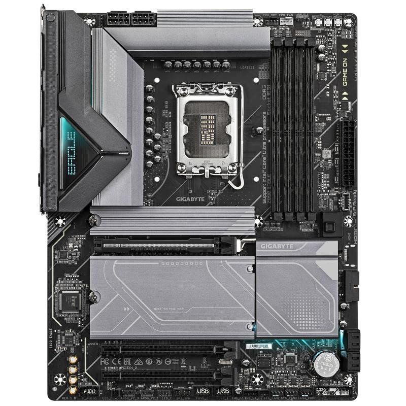 GIGABYTE Z890 Eagle Carte mère Intel ATX, Compatible avec processeurs Intel Core Ultra (série 2), LGA 1851 - DDR5, PCIe 5.0 x16, 1 x M.2 Gen5