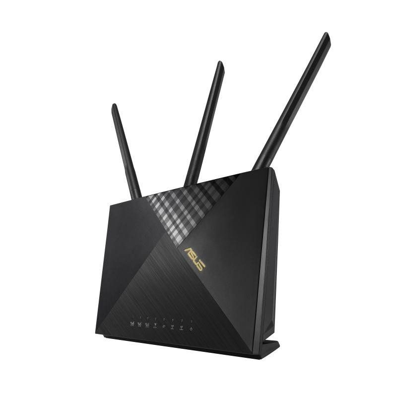 ASUS 4G-AX56 - Box 4G - Modem-routeur Wi-Fi 6 LTE double bande AX 1800 Mbps - Technologie MU-MIMO - Sécurité professionnelle Aiprotection Pro