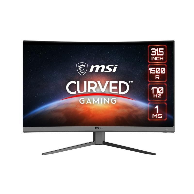 MSI G32CQ4 E2 Écran PC Gaming Incurvé 31,5&quot; WQHD - Dalle VA 1500R, 2560x1440, 170Hz / 1ms, 16:9, FreeSync Premium - DisplayPort 1.2a, HDMI 2.0b
