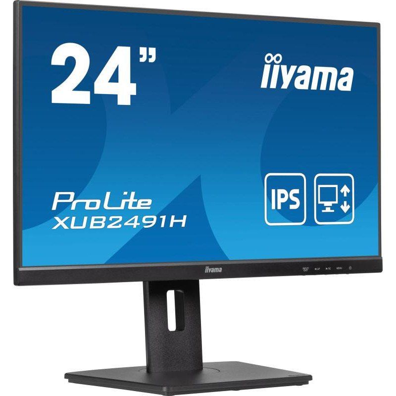 iiyama XUB2491H-B1-23,8&quot;, IPS, 1920 x 1080/100 Hz, 1H1DP, Has