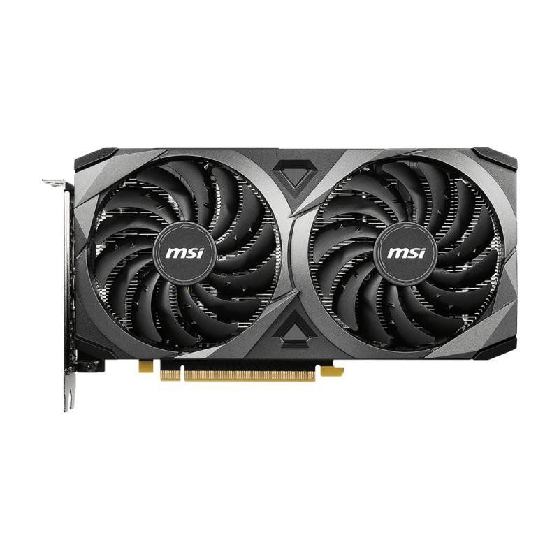 MSI GeForce RTX 3060 VENTUS 2X 12G OC Carte graphique - 12 Go GDDR6, 1807 MHz, PCI Express Gen 4, 192 Bits, 3x DP v 1.4a, HDMI 2.1 (Prend en Charge 4K à 120 Hz)