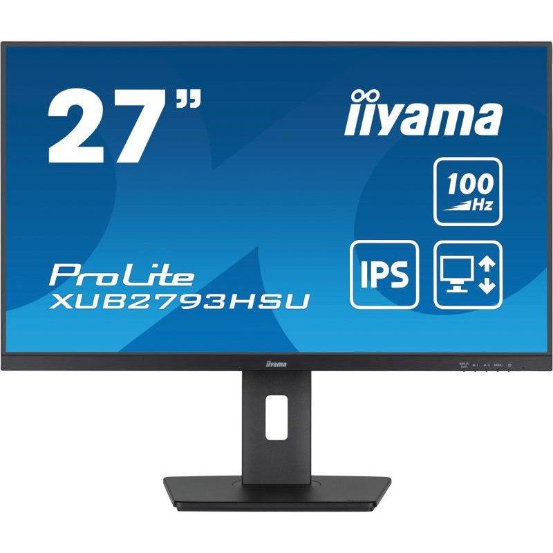 iiyama XUB2793HSU-B7-27&quot;, IPS, 1920x1080-100Hz, 1H1DP, Has