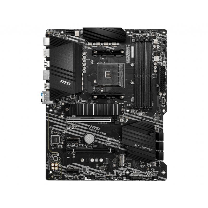 MSI B550-A PRO (AMD AM4, DDR4, M.2, USB 3.2 Gen 2, HDMI, ATX Carte Mère)