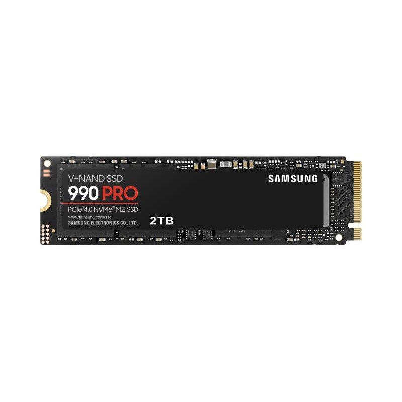 Samsung SSD 990 Pro NVMe M.2 Pcle 4.0, SSD Interne, Capacité 2 To, Vitesse de lecture jusqu&#39;à 7 450 Mo/s, Gestion Intelligente de la Chaleur avec Revêtement en Nickel, MZ-V9P2T0BW
