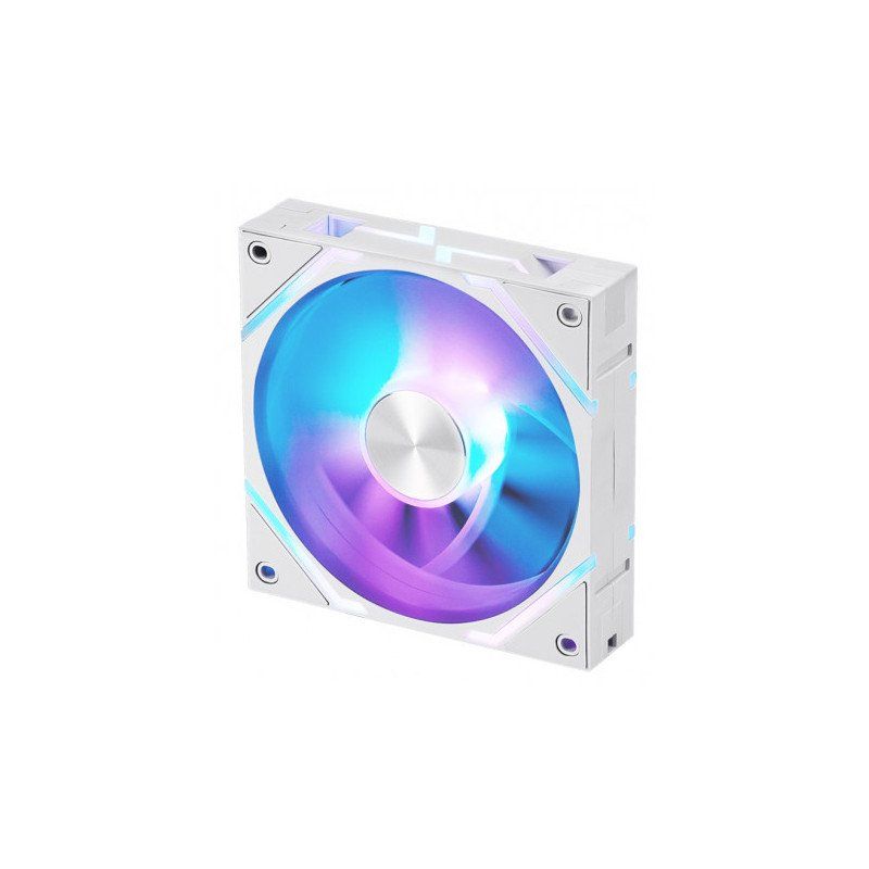 MSI MPG EZ120 ARGB-1W - Ventilateur blanc ARGB de 120 mm, palier hydrodynamique avec écrou de fixation supplémentaire, compatible Mystic Light et Cooling Wizard avec les cartes mères MSI.