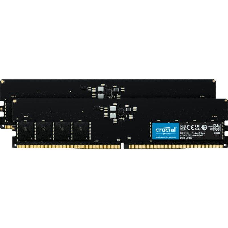 Crucial RAM DDR5 32Go Kit (2x16Go) 5600MHz, PC Mémoire RAM, Memoire Haute Performance (ou 5200MHz / 4800MHz), CL46 - CT2K16G56C46U5