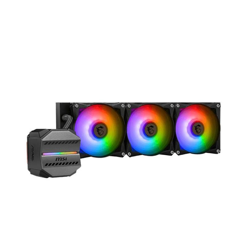 MSI MAG CORELIQUID M360 Kit AIO Watercooling CPU, Pompe de Radiateur Intégrée, Disposition Split-Flow, Tuyaux Anti-Évaporation, Compatible AMD &amp; Intel
