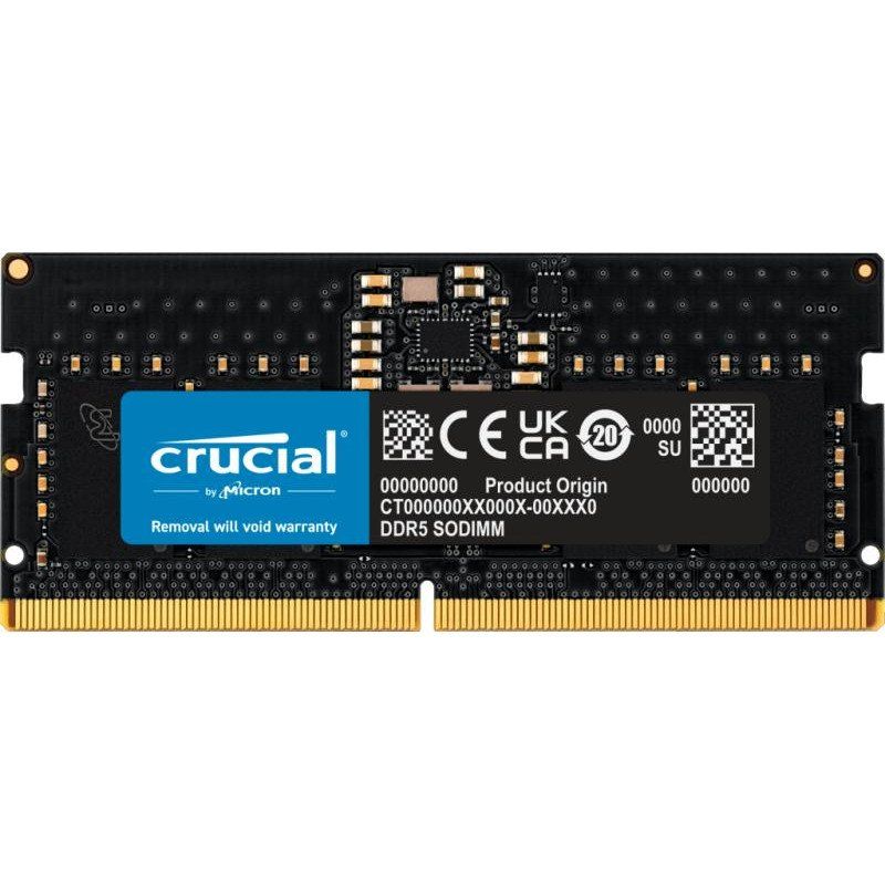 Crucial RAM DDR5 8Go 5600MHz SODIMM, Mémoire pour Ordinateur Portable, Mini PC, Memoire Haute Performance (ou 5200MHz / 4800MHz), CL46 - CT8G56C46S5
