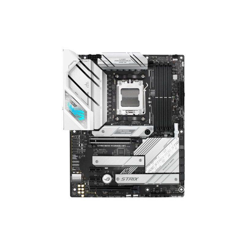 ASUS ROG STRIX B650-A GAMING WIFI – Carte mère gaming AMD Ryzen AM5 ATX (12+2 phases d&#39;alimentation, DDR5, 3 x M.2, PCIe 4.0, 2.5G LAN, WiFi 6E, USB 3.2 Gen 2x2 Type-C port, Aura Sync RGB)