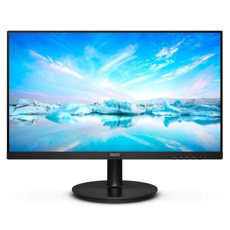Philips 271V8LAB - Moniteur Full HD 27 Pouces, Haut-Parleur intégré, sans Scintillement (1920x1080, 100 Hz, VGA, HDMI), Noir