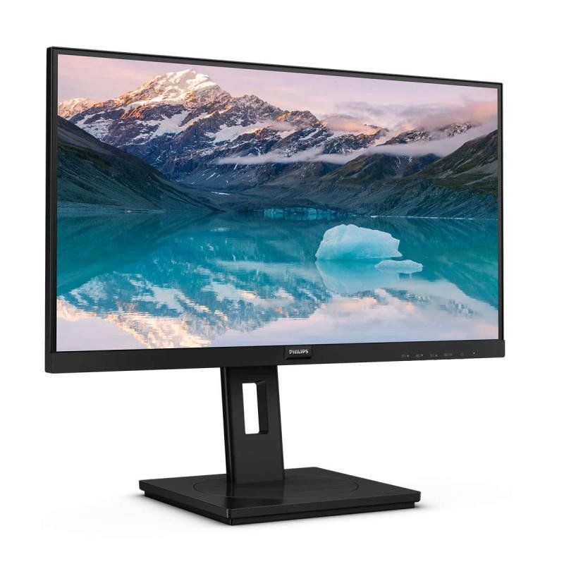 Philips 222S9JML - Moniteur Full HD 21,5 Pouces, réglable en Hauteur, Haut-parleurs (1920x1080, 75 Hz, HDMI, DisplayPort) Noir