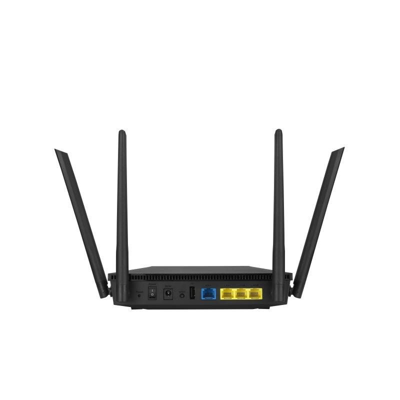 ASUS RT-AX53U - Routeur Wi-Fi 6 AX1800, Double bande, OFDMA, MU-MIMO, Sécurité AiProtection par TrendMicro, Adaptive QoS, Connexion mobile 4G et 5G
