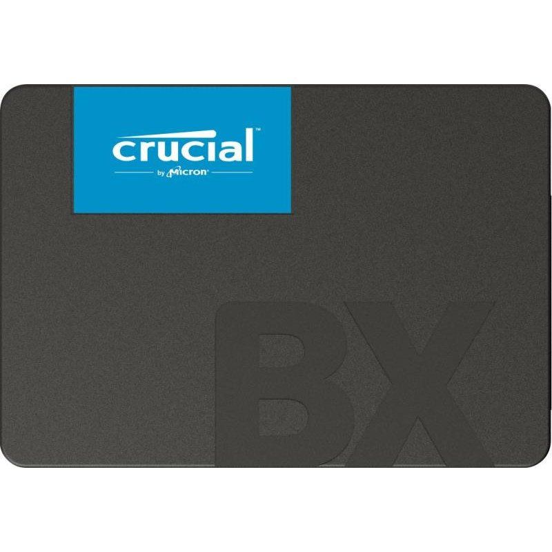 Crucial CT240BX500SSD1 SSD Interne BX500 (240 Go, 3D NAND, SATA, 2,5 pouces), Noir, 240 Go