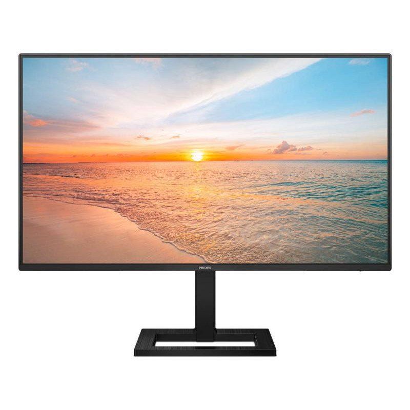 Philips 27E1N1600AE - Moniteur QHD 27 Pouces, Haut-Parleur, réglable en Hauteur (2560x1440, 100Hz, HDMI 1.4, USB-C (65W PD), Hub USB) Noir