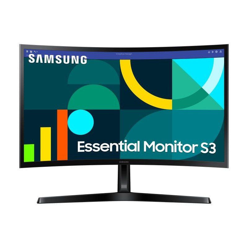 Samsung Ecran PC S36GD, Taille 24&quot; - Dalle VA, Résolution FHD (1920 x 1080), 100Hz, Inclinable, VESA 75 x75, Contraste 3000:1, Eye Saver Mode, Flicker Free, HDMI (1,4), VGA, Prise Casque, LS24D366GAU