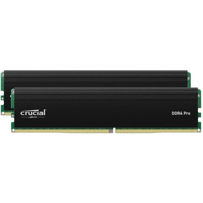 Crucial Pro RAM DDR4 32Go Kit (2x16Go) 3200MHz, Intel XMP 2.0, Mémoire RAM de Bureau (PC) - CP2K16G4DFRA32A