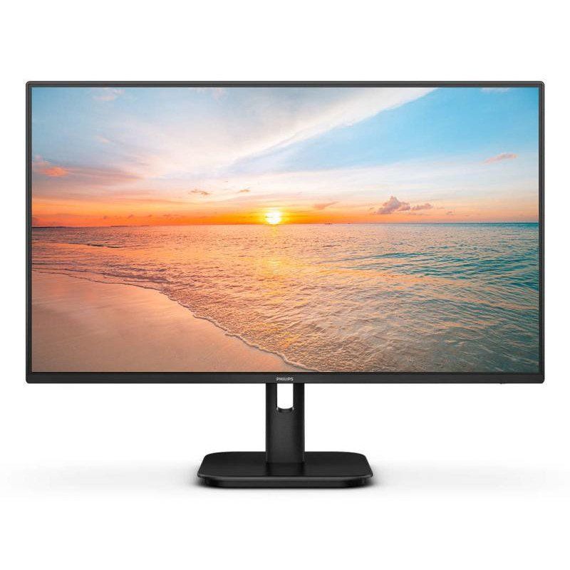 Philips 24E1N1300A - Moniteur FHD 24 Pouces, 100 Hz, IPS, 1 ms, Alimentation USB-C, Haut-parleurs, Anti-Scintillement, Mode LowBlue (1920 x 1080, 250 CD/m², HDMI 1.4 / USB-C) Noir