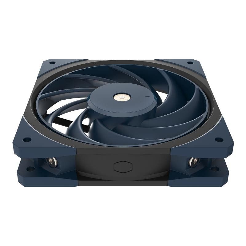 Cooler Master Mobius 120 OC Ventilateur de Boîtier - Design Ring Blade (PWM), Sélecteur de Vitesse, Double Roulement à Billes &amp; Moyeu en Métal (max. 88.1CFM, 4.75mmH2O, 39.3dBA)- Bleu Foncé &amp; Noir